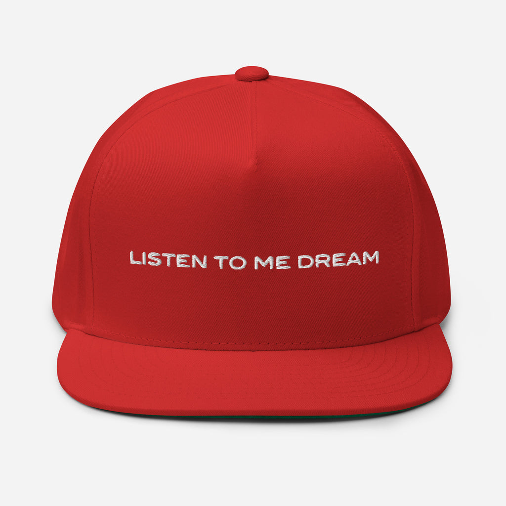 Jivomir Domoustchiev Listen To Me Dream snap back hat cap lid mearch