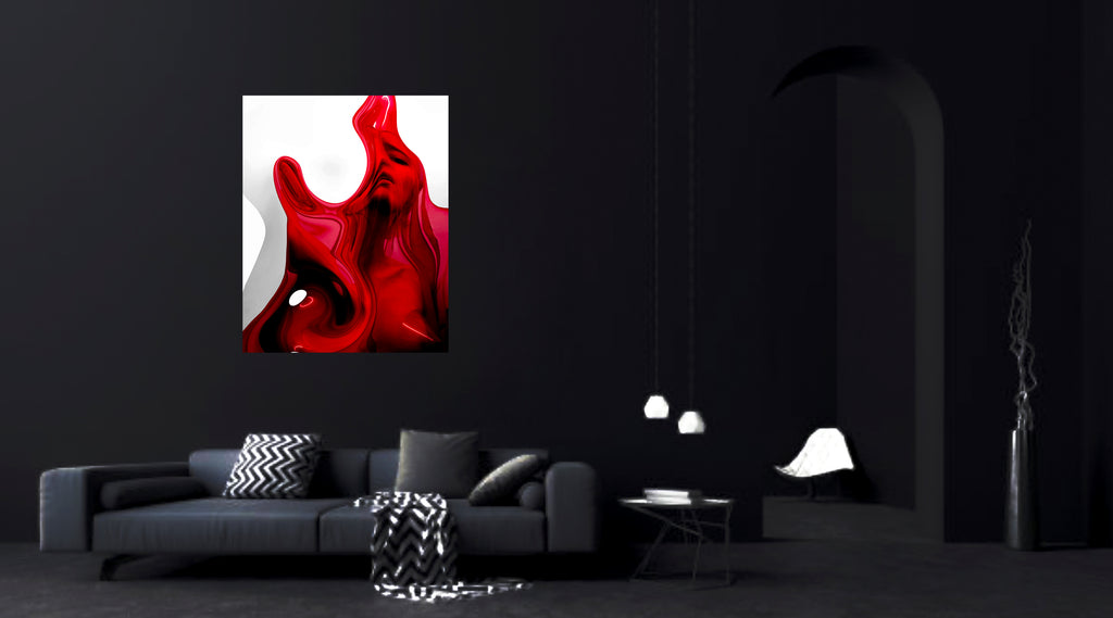 Jivomir Domoustchiev Pop Art digital art future fashion nft artistic expression love present poster metal print collectible fashion photography modern brutalist feminist designer creator futurism  wall art interior design furniture couch sofa london berlin new york  